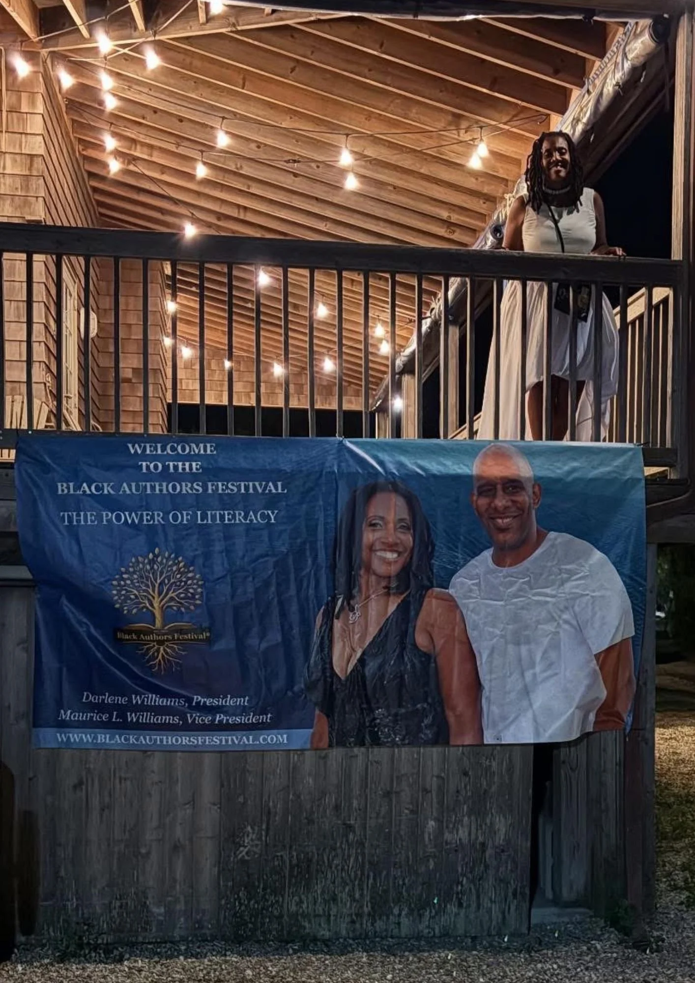 black authors festival at night - night life in sag harbor