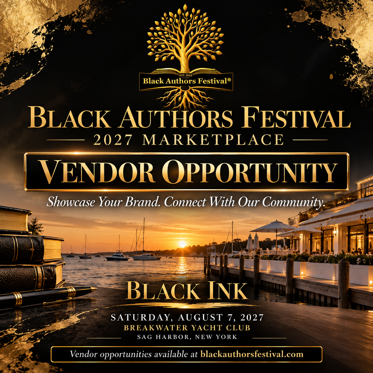 2027 BLACK AUTHORS FESTIVAL MARKETPLACE - $650.00