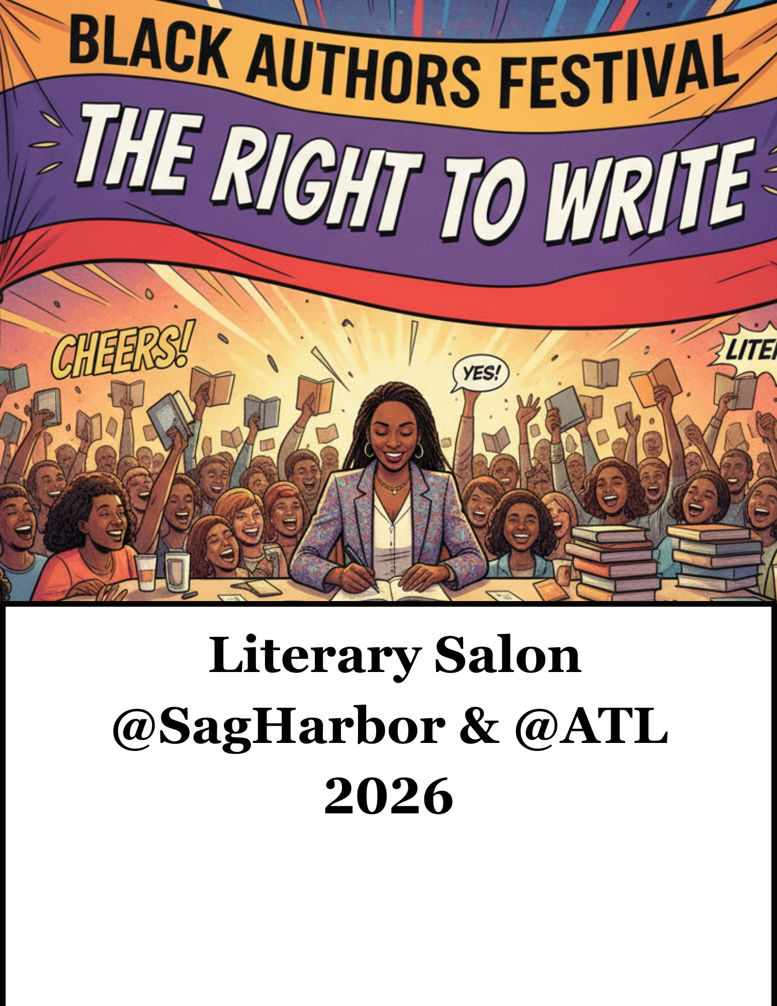 BLACK AUTHORS FESTIVAL  - The Literary Salon Experience - $650.00