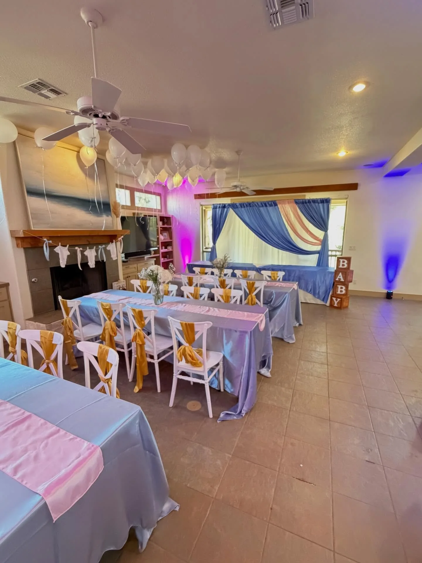 Bringing the magic to every &lsquo;boy or girl?&rsquo; moment 💙💗 

Our pink and blue setup, complete with our elegant White cross-back chairs, made this gender reveal one to remember!

Contact us if you want a set up like this one 👀

💌 Events@ren