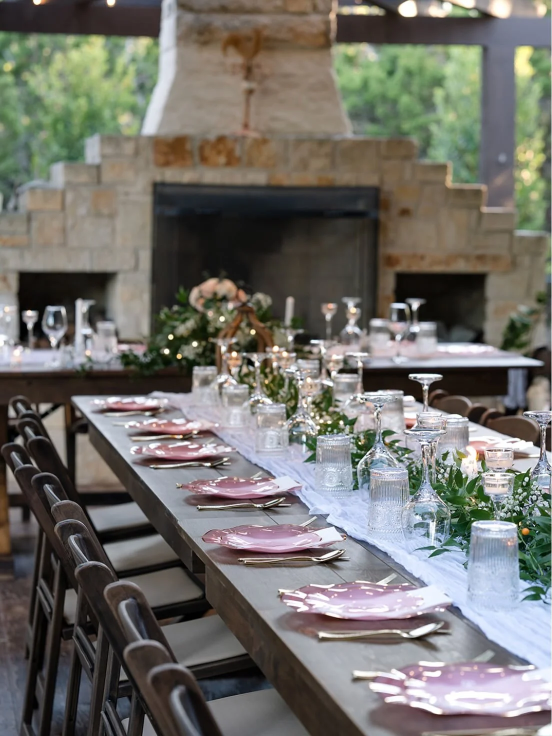 Introducing our Rustic Farmhouse Tables ~ dark walnut finish, handcrafted style, and perfect for weddings or special gatherings. 

We have 10 available, and they pair beautifully with our Fruitwood Chairs🪑 

Check out some of our recent events to se