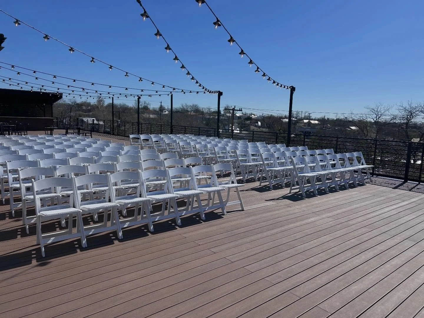 Our team handles delivery, setup, teardown, and pickup, so you don&rsquo;t have to worry about a thing.

Just share your preferred delivery window and event layout ahead of time, and we&rsquo;ll take care of the rest.

Whether it&rsquo;s 10 chairs or