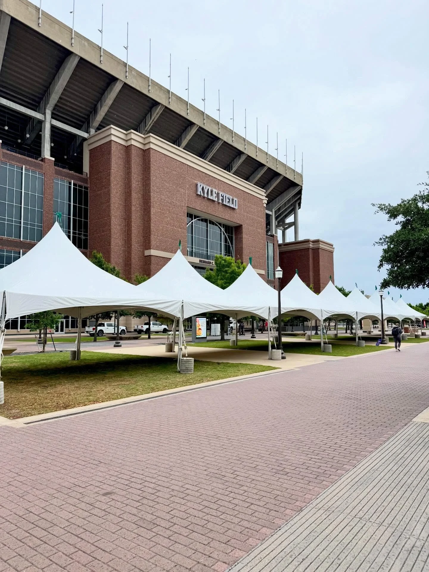 Our crew knocked out a 12 Tent install for a special event at Kyle Field yesterday 🏈

Have an upcoming Festival, Sporting Event, Rodeo, Corporate party? 

We&rsquo;ve got you covered! 

📞 512-255-0646
✉️ events@rentalshc.com
