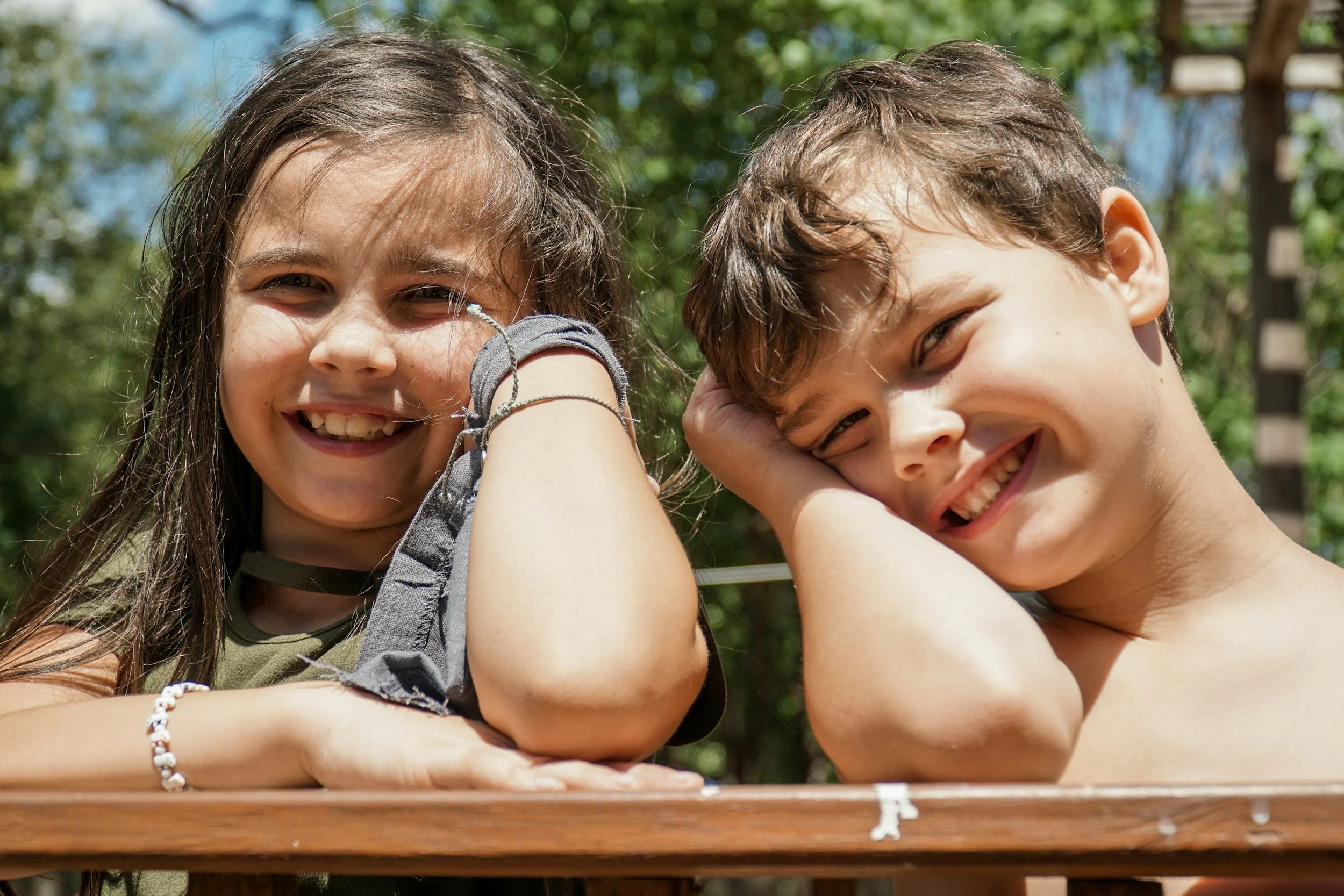 Speech therapy session with boy and girl in Albuquerque New Mexico