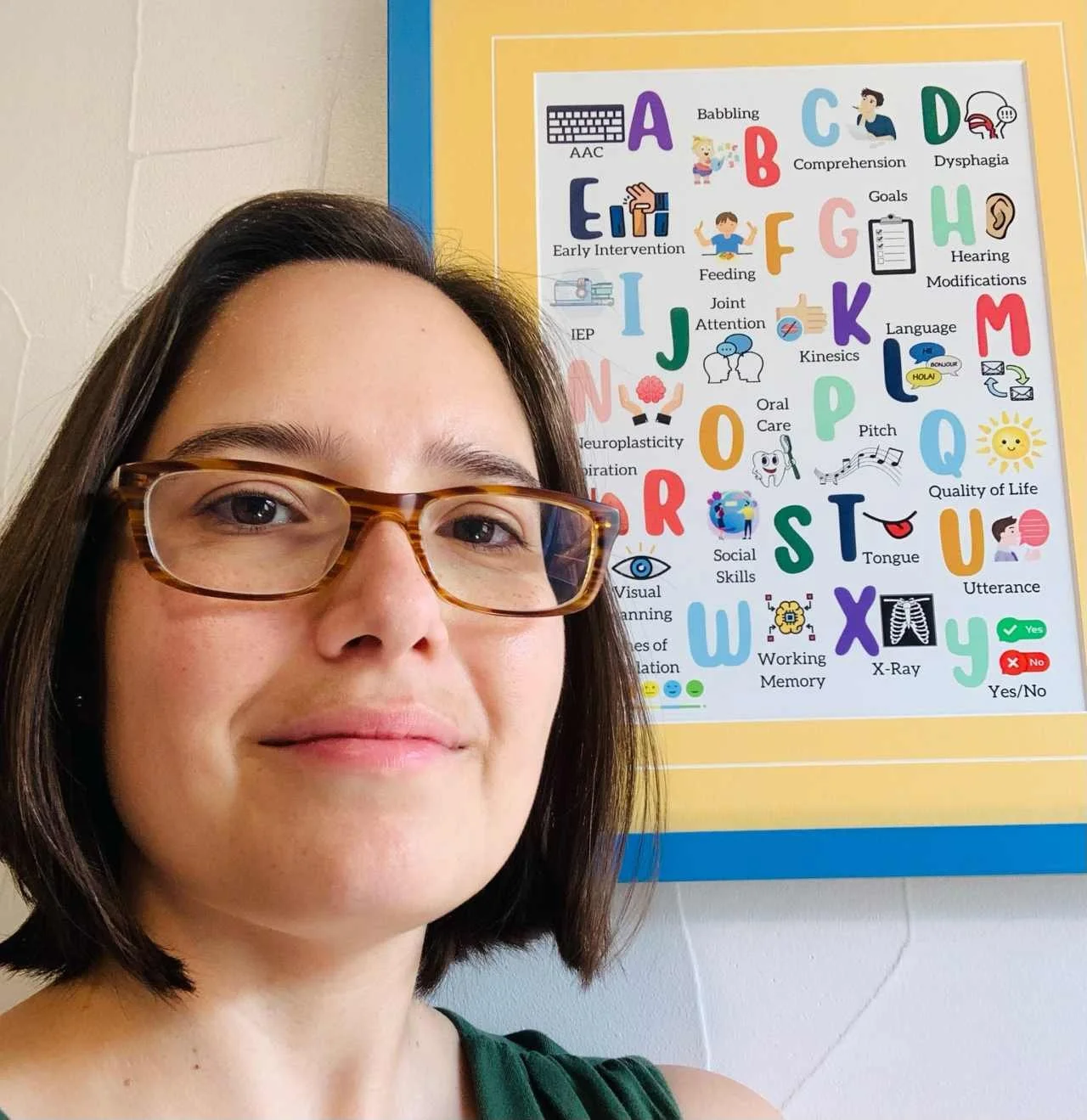 Sara Eliason, speech therapist, and the ABCs of speech therapy