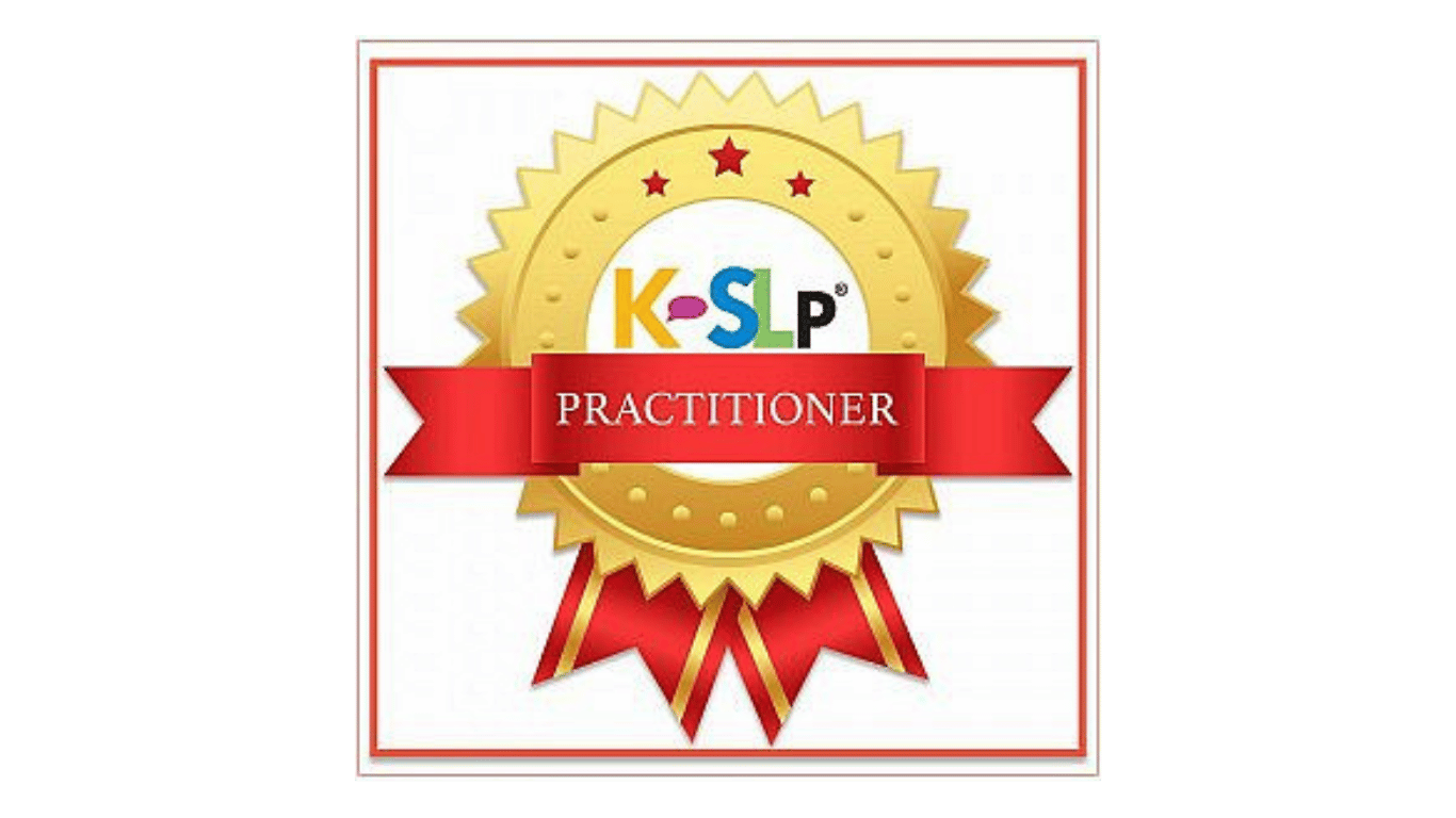 Kaufman Speech To Language Protocol Practitioner Badge
