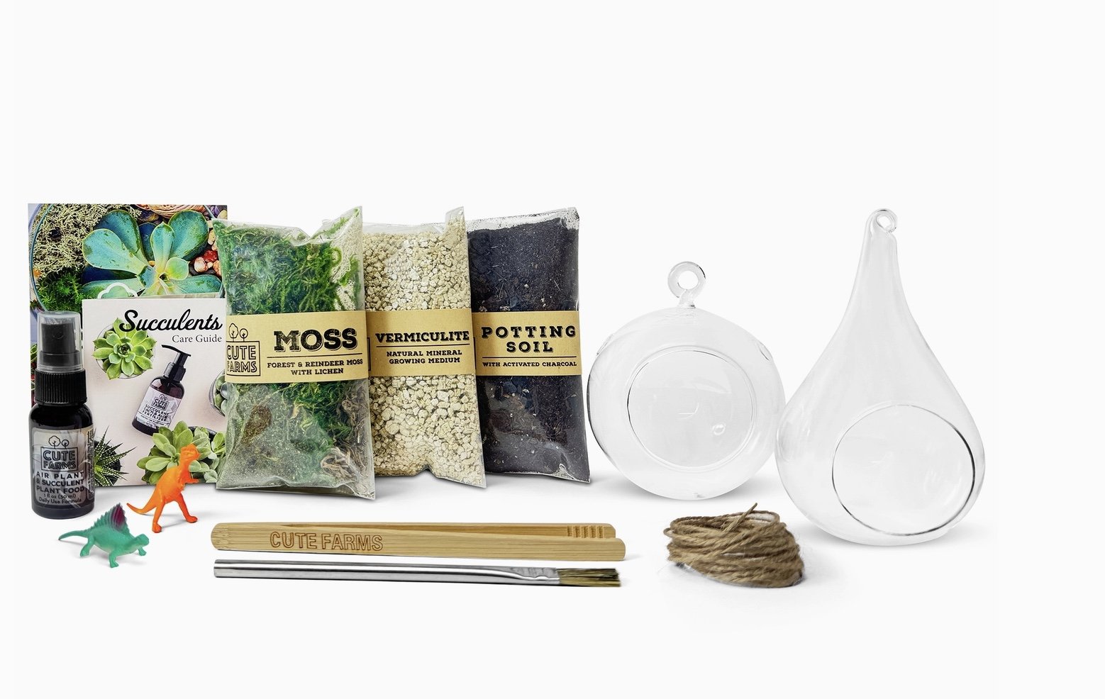Round & Tear Drop Terrarium Kit