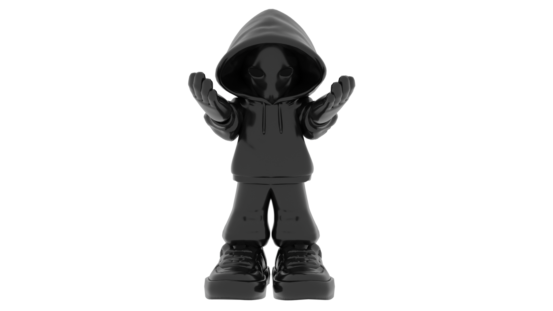 Posterboy Black Resin Figure