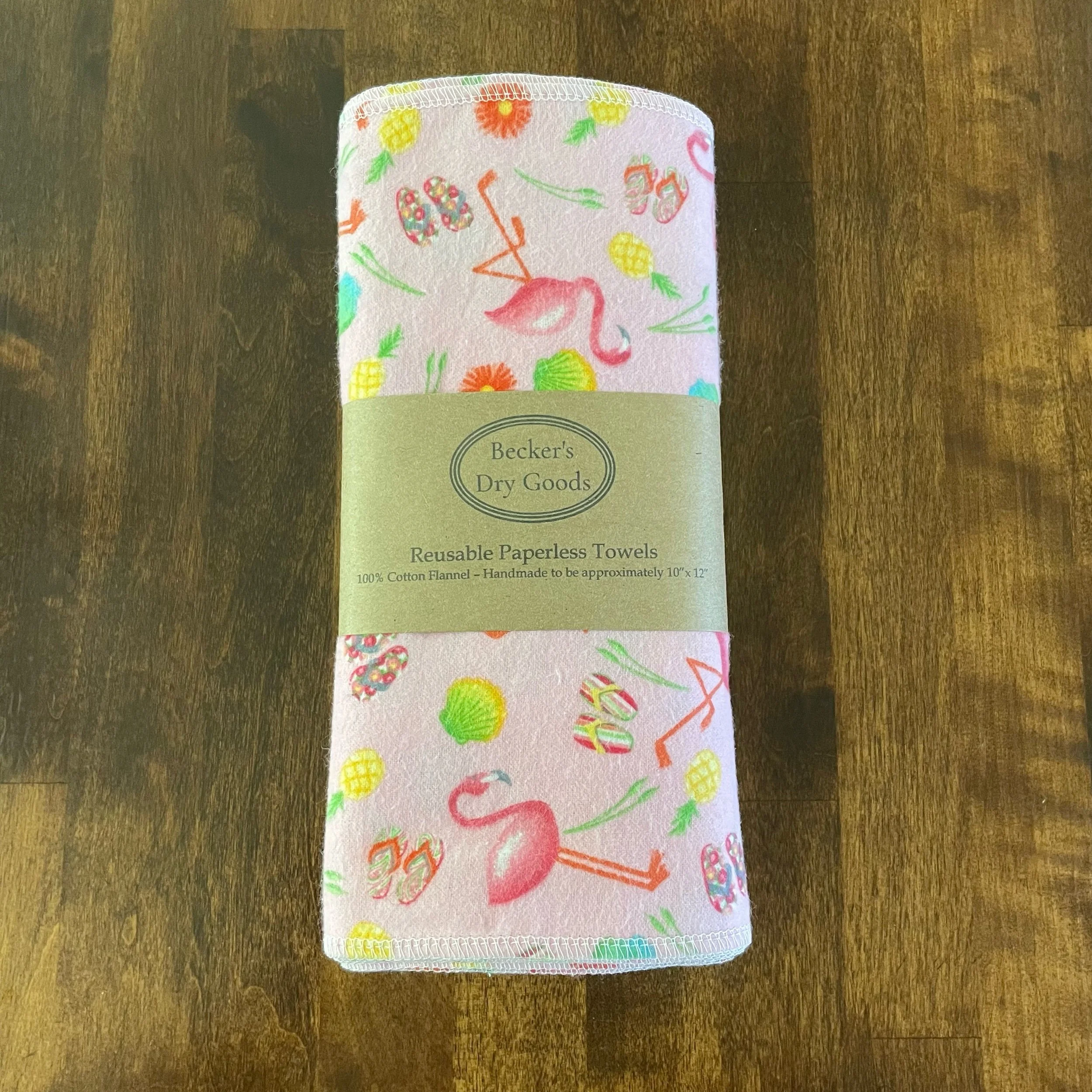 Flamingos - Paperless Towels