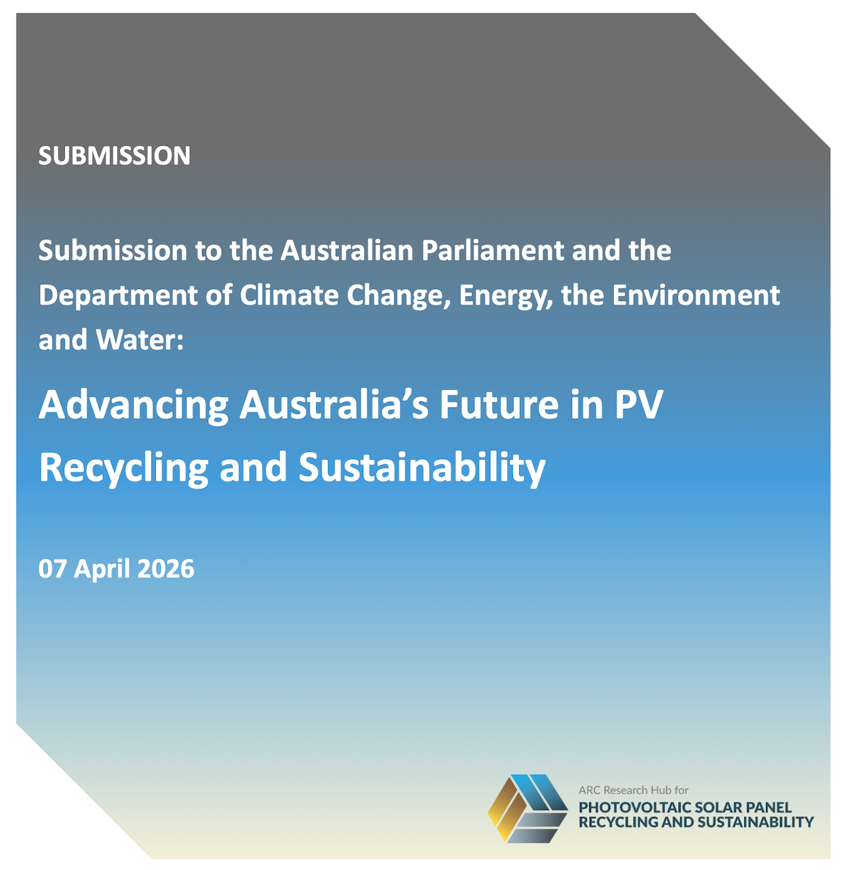 ARC Hub PVRS Calls for National Action on Solar Panel Recycling and Circular Economy Development