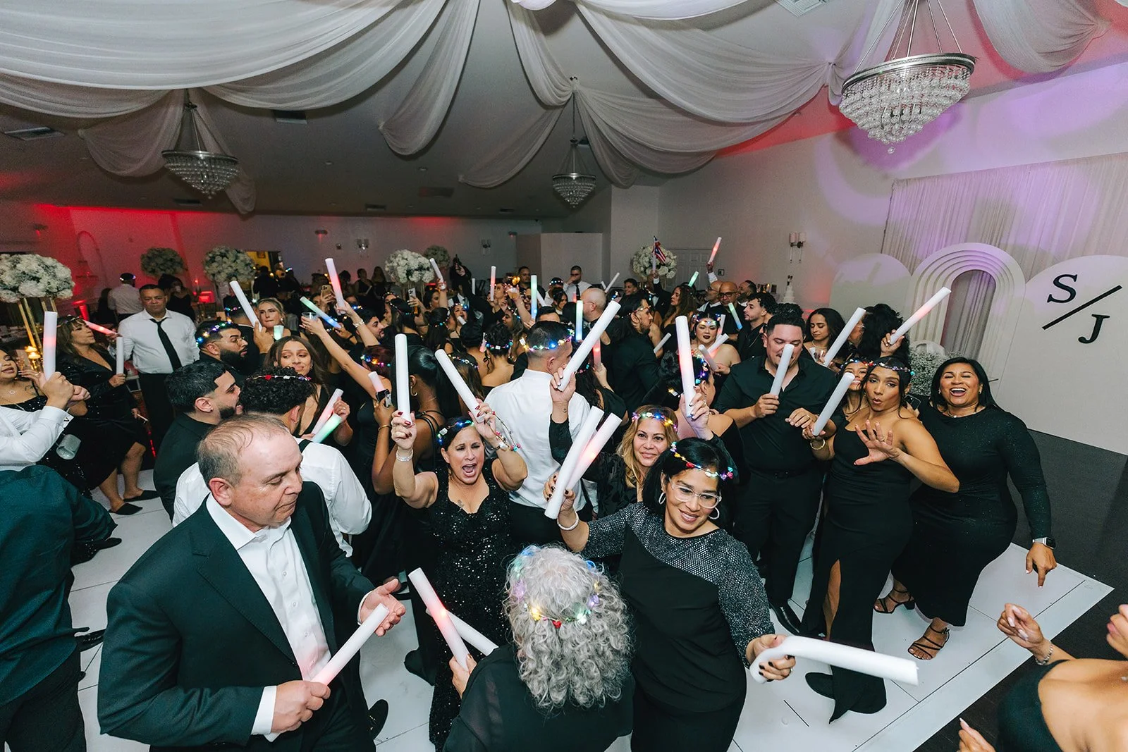 DJ Danny Garcia performing at an Orlando wedding reception