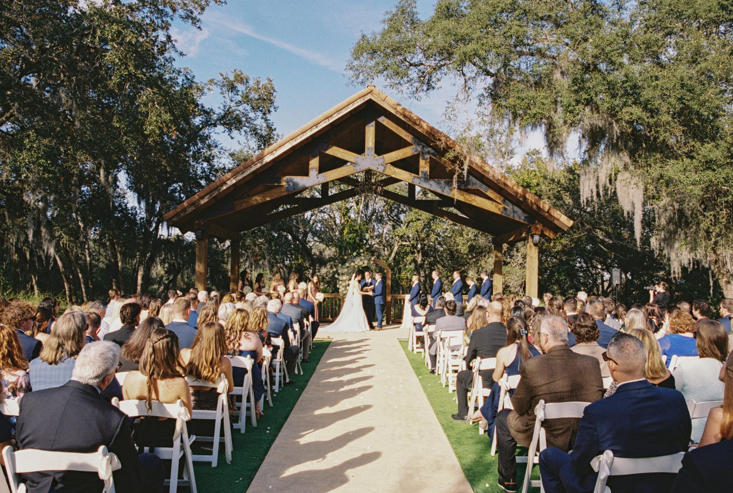 dj danny garcia providing audio for orlando wedding ceremony