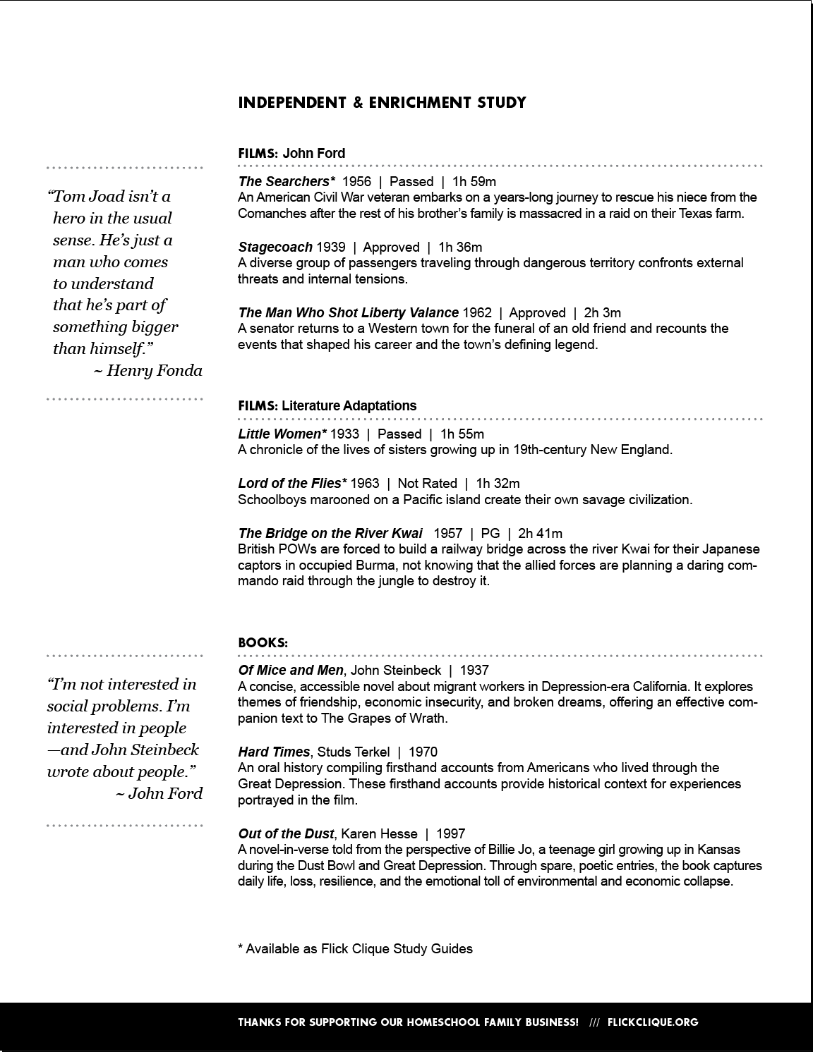 Independent & Enrichment Study