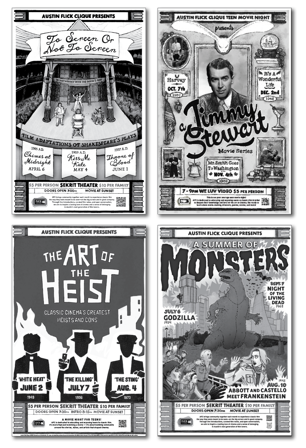 Flick Clique Posters