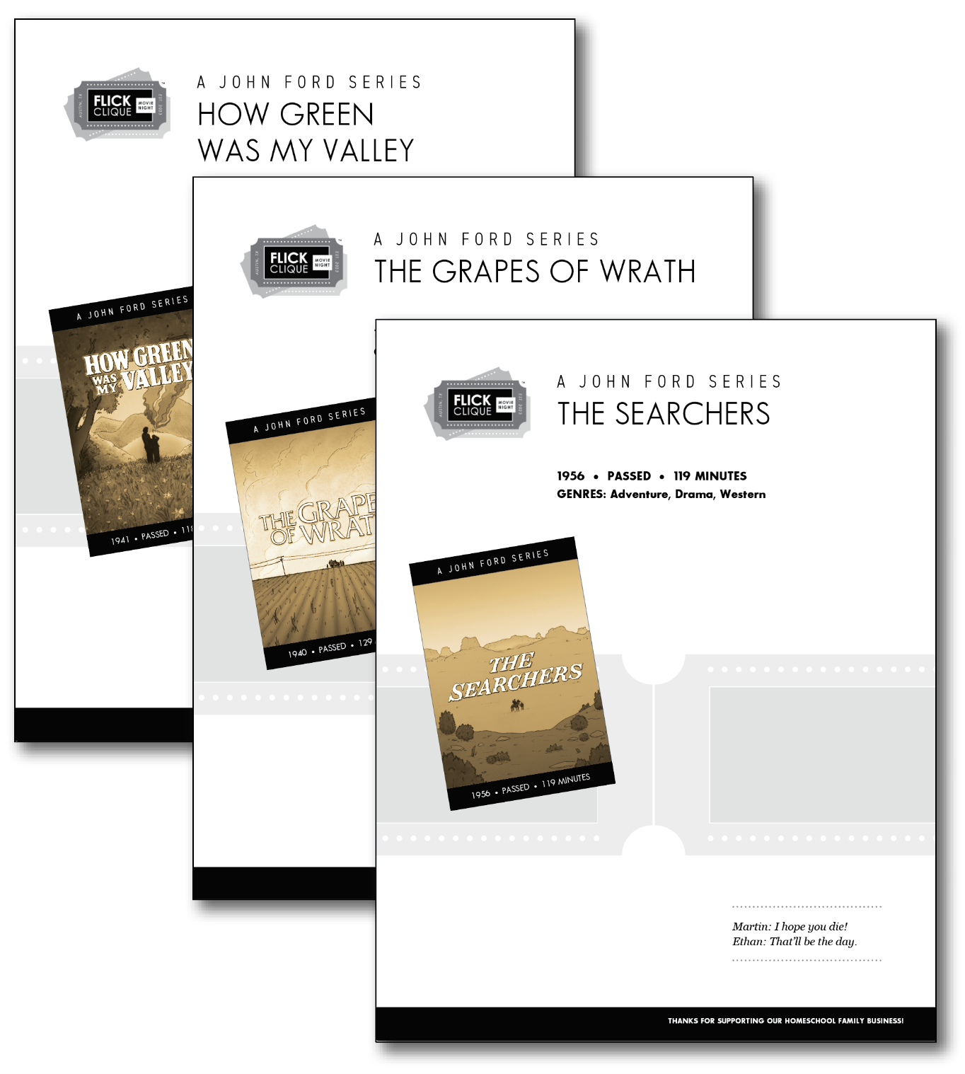 Flick Clique Film Study Guides