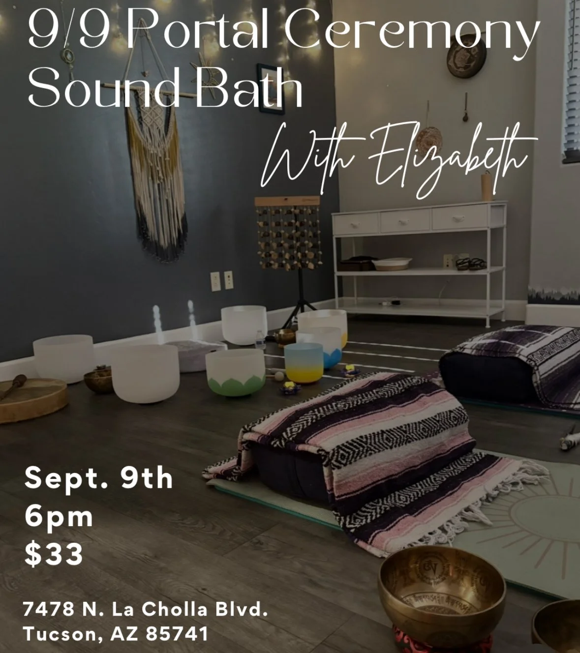 9/9 Portal Ceremony and Sound Bath