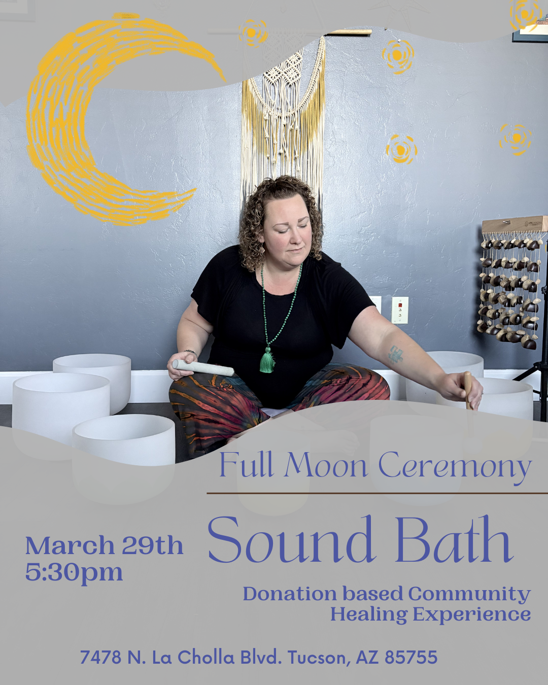 Full Moon Ceremony-Breathwork, Meditation and Sound