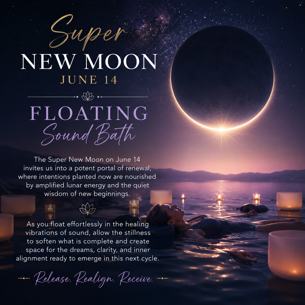 New Moon Floating Sound Bath