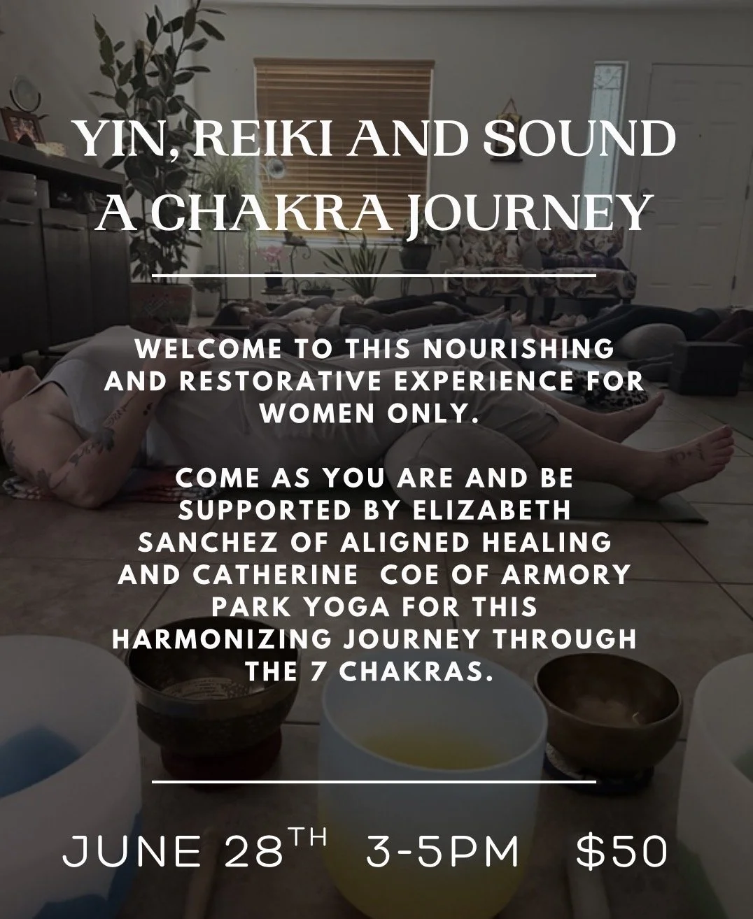 Yin, Reiki and Sound-Chakra Alignment Experience