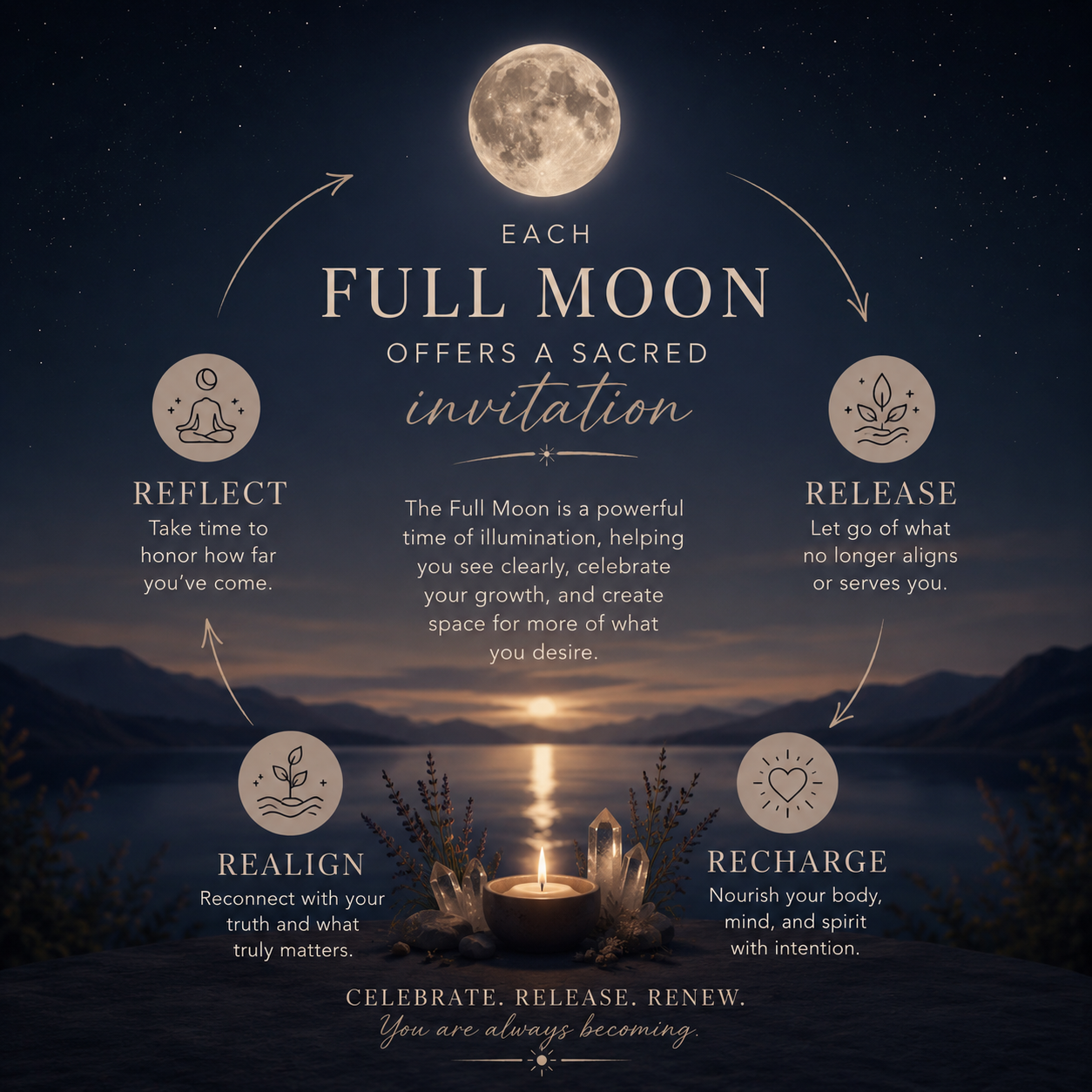 Full Moon Ceremony - Guided Meditation, Breath Work and Sound