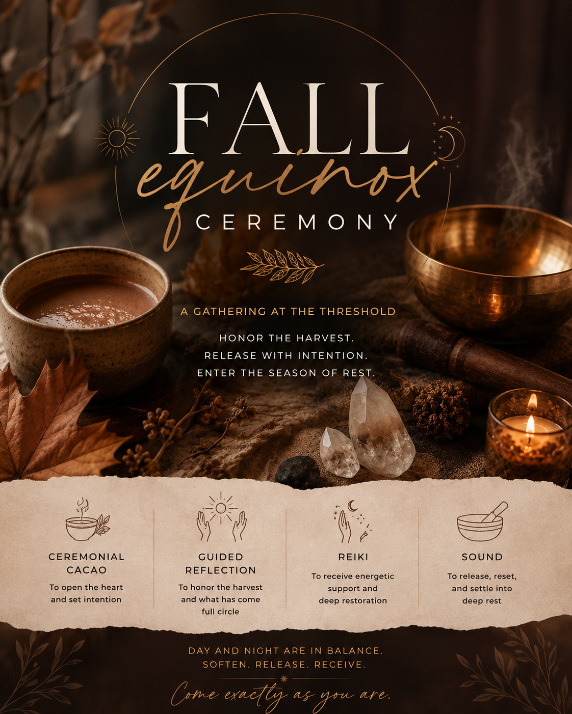 Fall Equinox Reiki and Sound