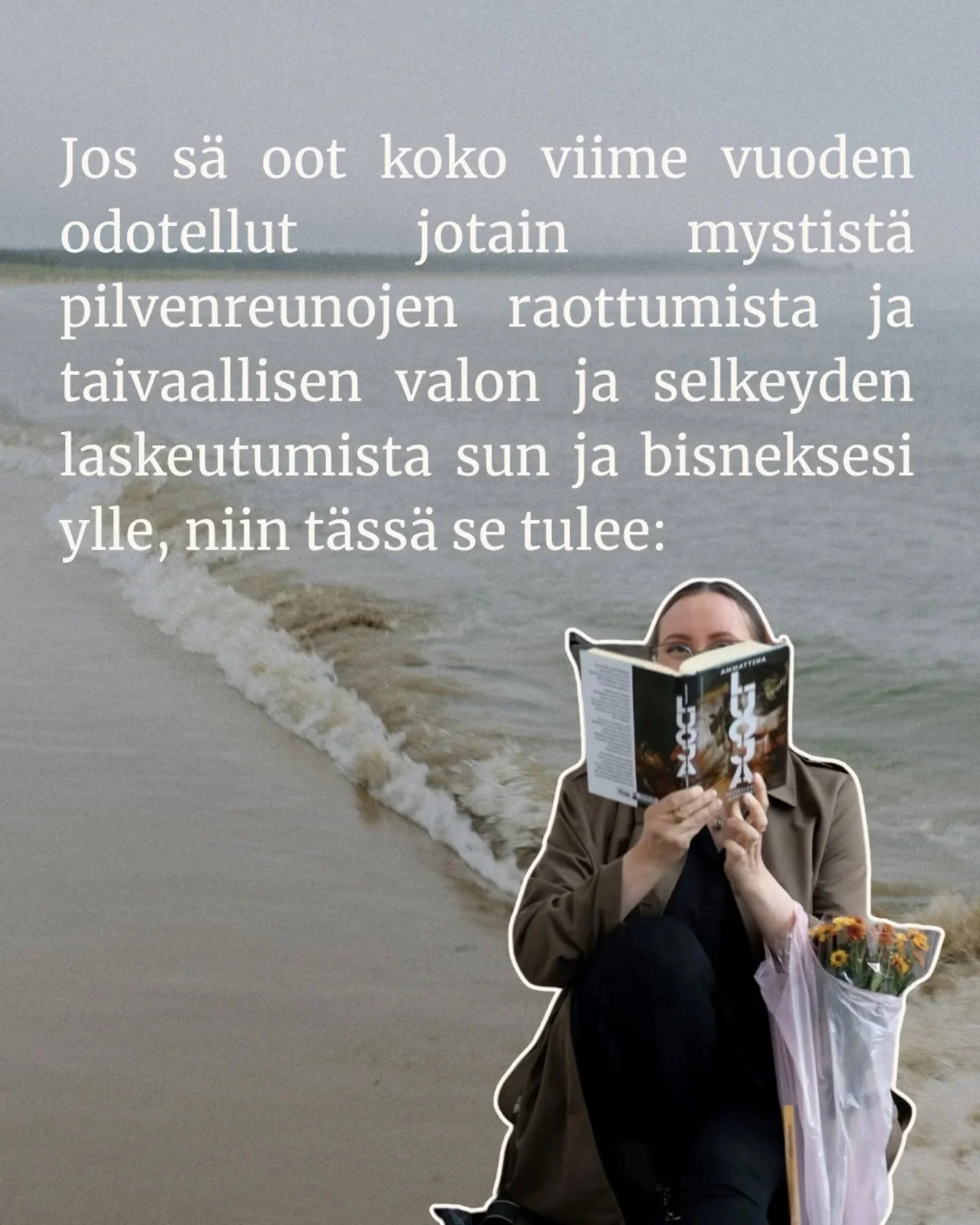 Et todellakaan ole ainut, jolla vuosi 2025 ei paukkunut maaliin toivotulla tavalla.

My&ouml;s m&auml; j&auml;in j&auml;lkeen kaikista mun tavoitteista, jotka oli totuuden nimiss&auml; ihan ep&auml;realistiset ja ylimitoitetut mun osa-aikayritt&auml;