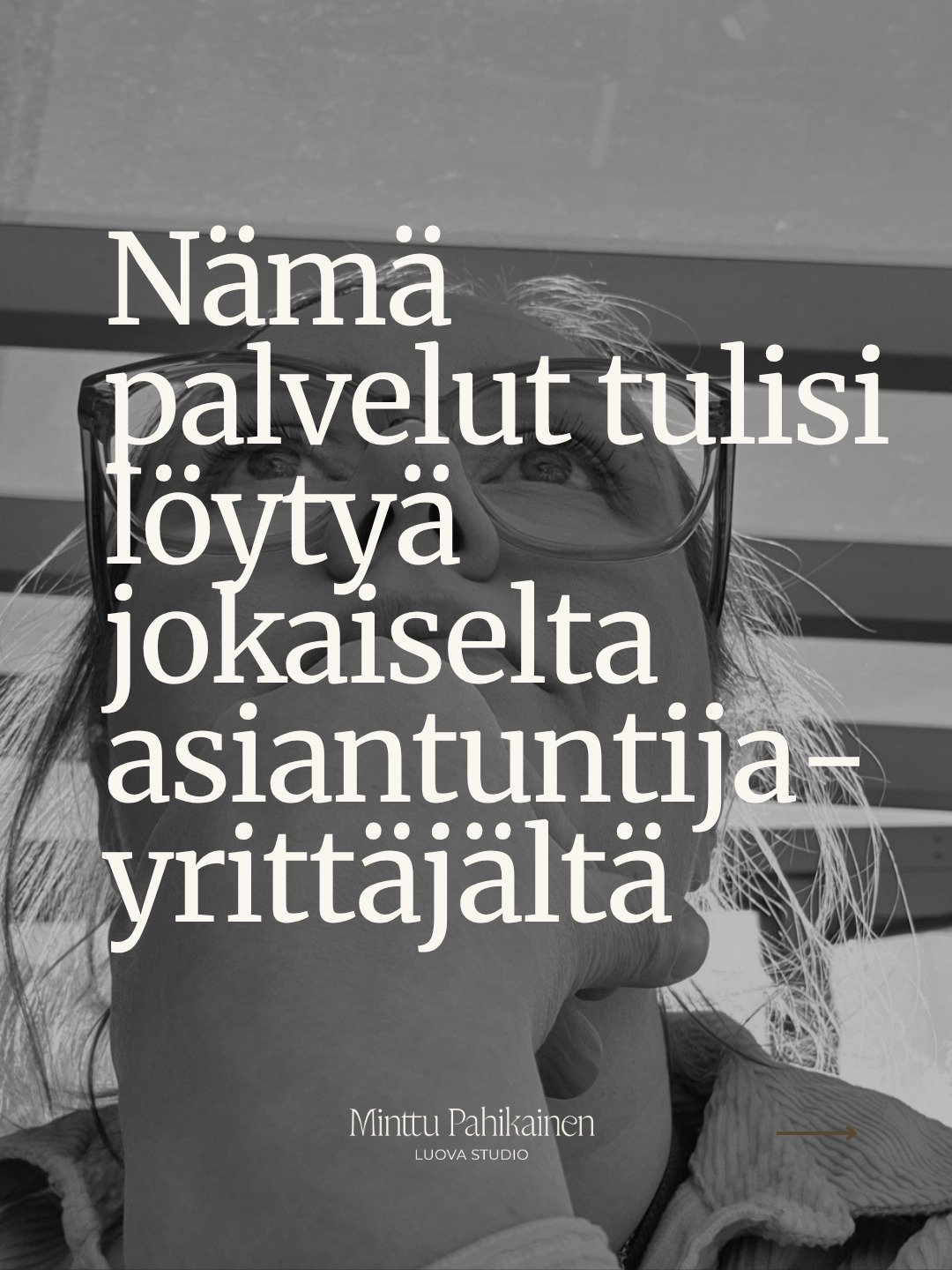 Kun olet asiantuntijayritt&auml;j&auml;, joka haluaa intohimoty&ouml;st&auml;&auml;n my&ouml;s kunnon palkkaa, niin sun palvelukoiman muskettisoturit ovat t&auml;ss&auml;:

♟ Ilmainen tutustumispalvelu tai -tuote, eli liidimagneetti.

T&auml;&auml; o