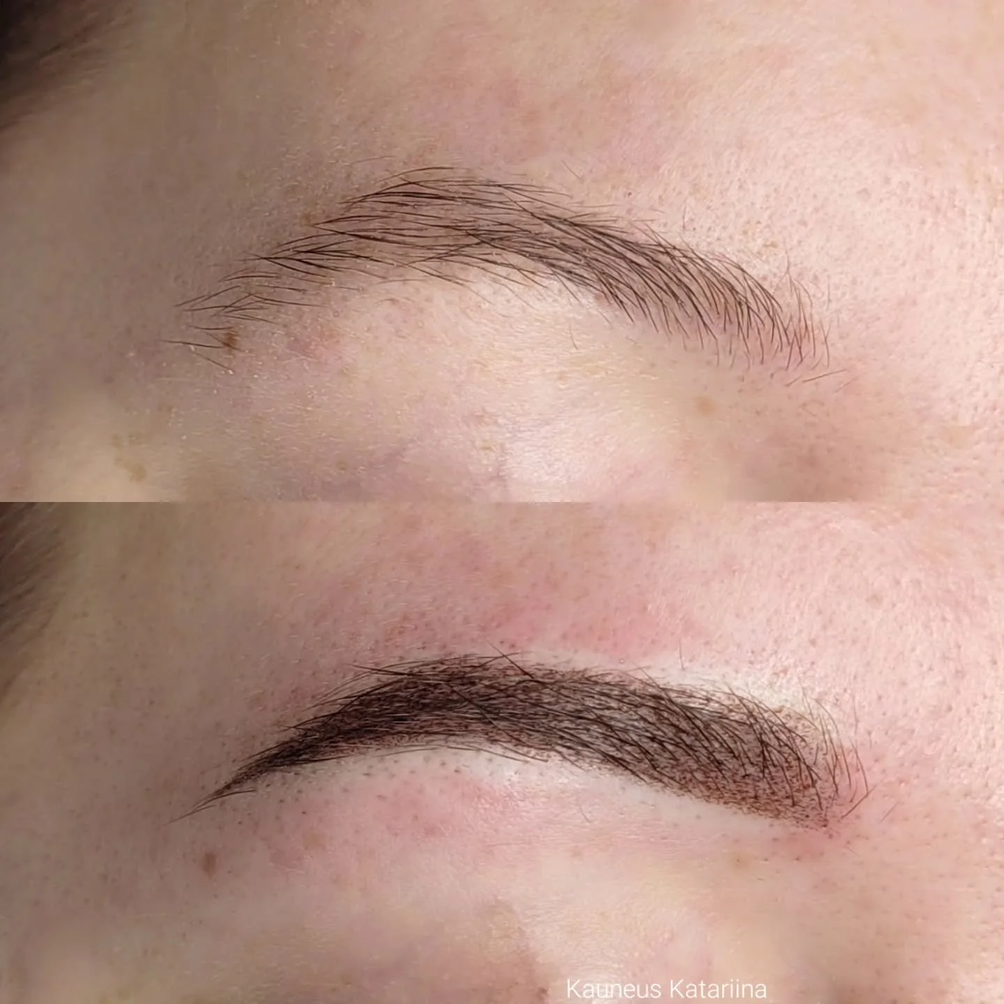 Puuterikulmilla saat kulmiisi pehme&auml;n, pitk&auml;kestoisen ja luonnollisen lopputuloksen &ndash; ja aamurutiini nopeutuu huomattavasti, kun kasvoilla on kehykset 24/7 😍

Kulmat mitataan tarkasti ja esipiirret&auml;&auml;n pigmentointiajan aluss