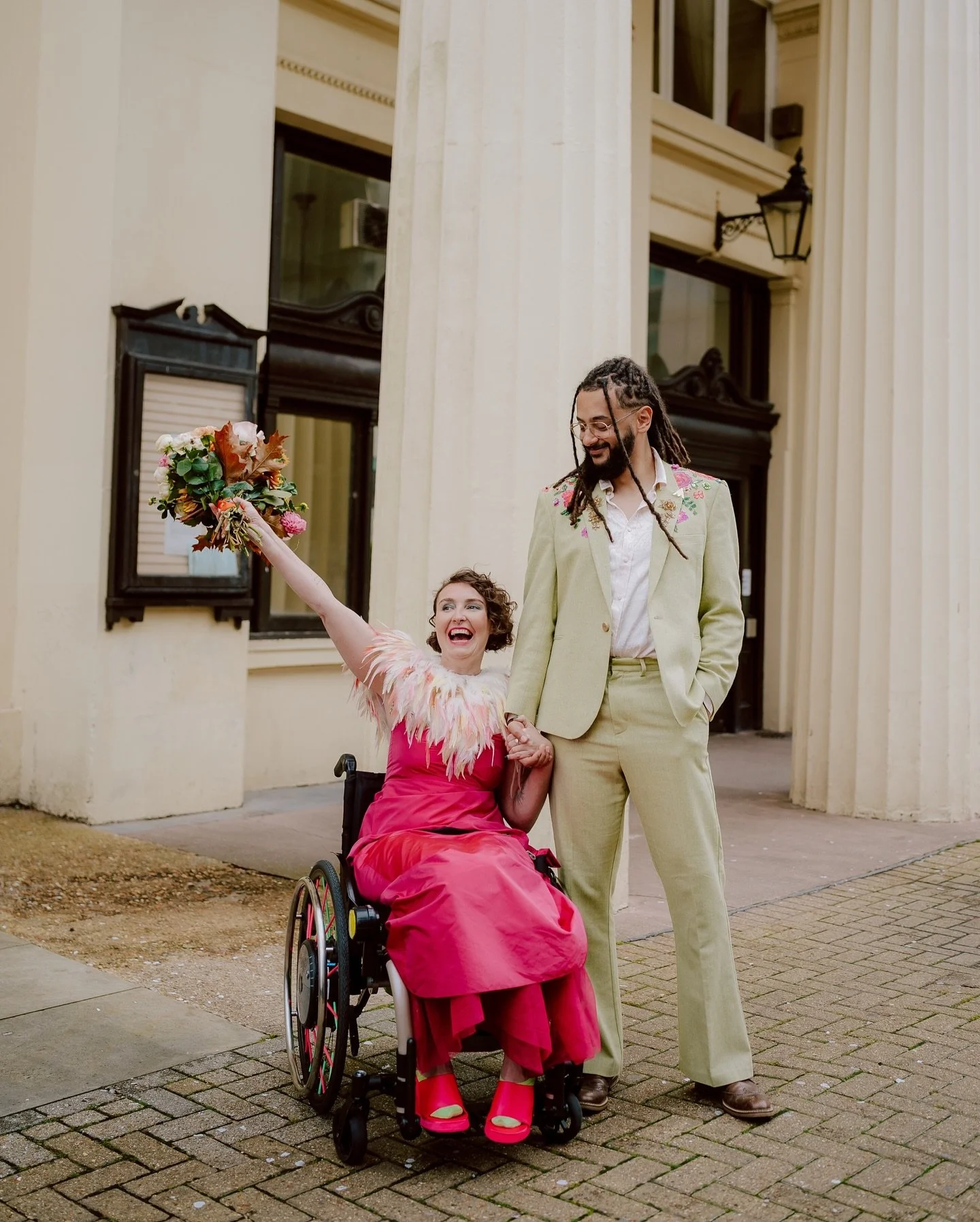 I knew that bringing a real life (non-model) interracial and interabled couple to my Thrive sessions meant that I wasn’t going to have the ‘most’ bookings on my shoots. I really appreciated Lisa telling me this when she asked me to