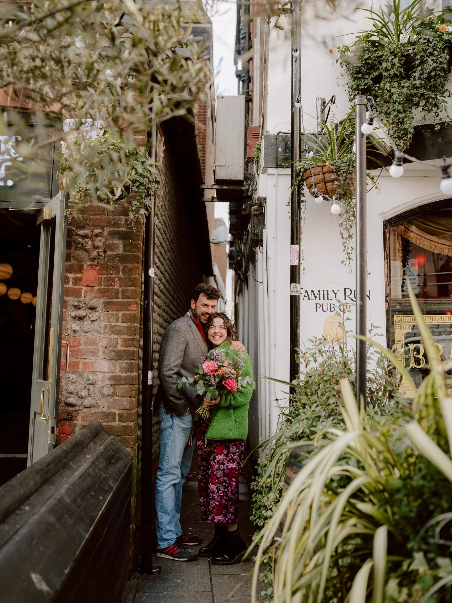 BRIGHTON TOWN HALL WEDDING IN LUCY &amp; YAK

Did I squeal when I greeted these two at the town hall and saw that Anna was wearing the jumpsuit version of my Koi @lucyandyak coat? YES I DID

Ahead of their big Irish bonanza this summer (bring it ON!)