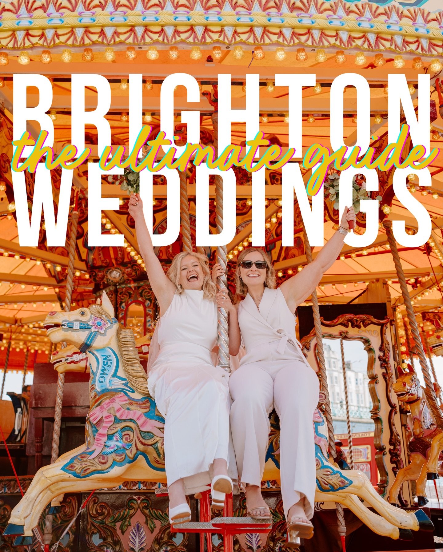 🧡 Brighton weddings are the greatest 🧡

And not just because they happen in the most accepting and diverse city in the country. Brighton weddings can be anything you could wish for. An intimate lunch followed by a pub crawl? An elopement up in the 
