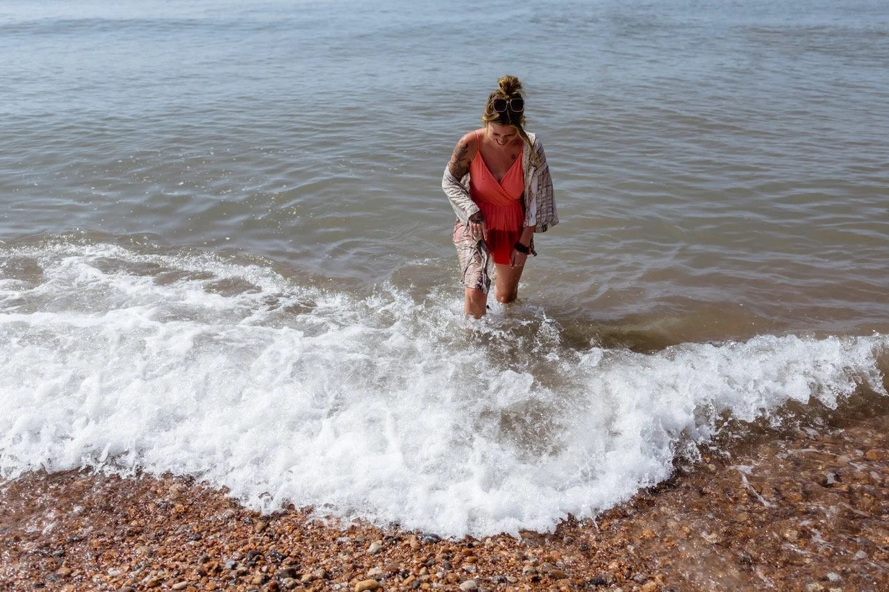 The sea is my happy place