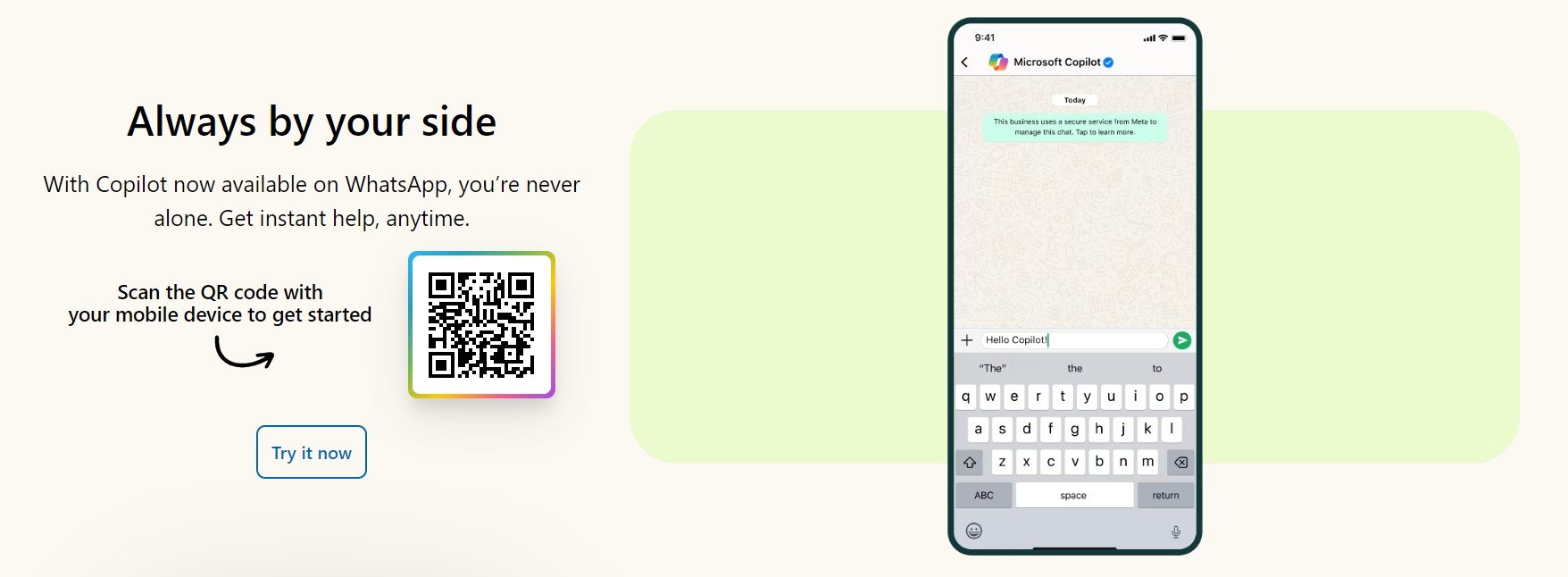 Microsoft Copilot for Telegram and WhatsApp