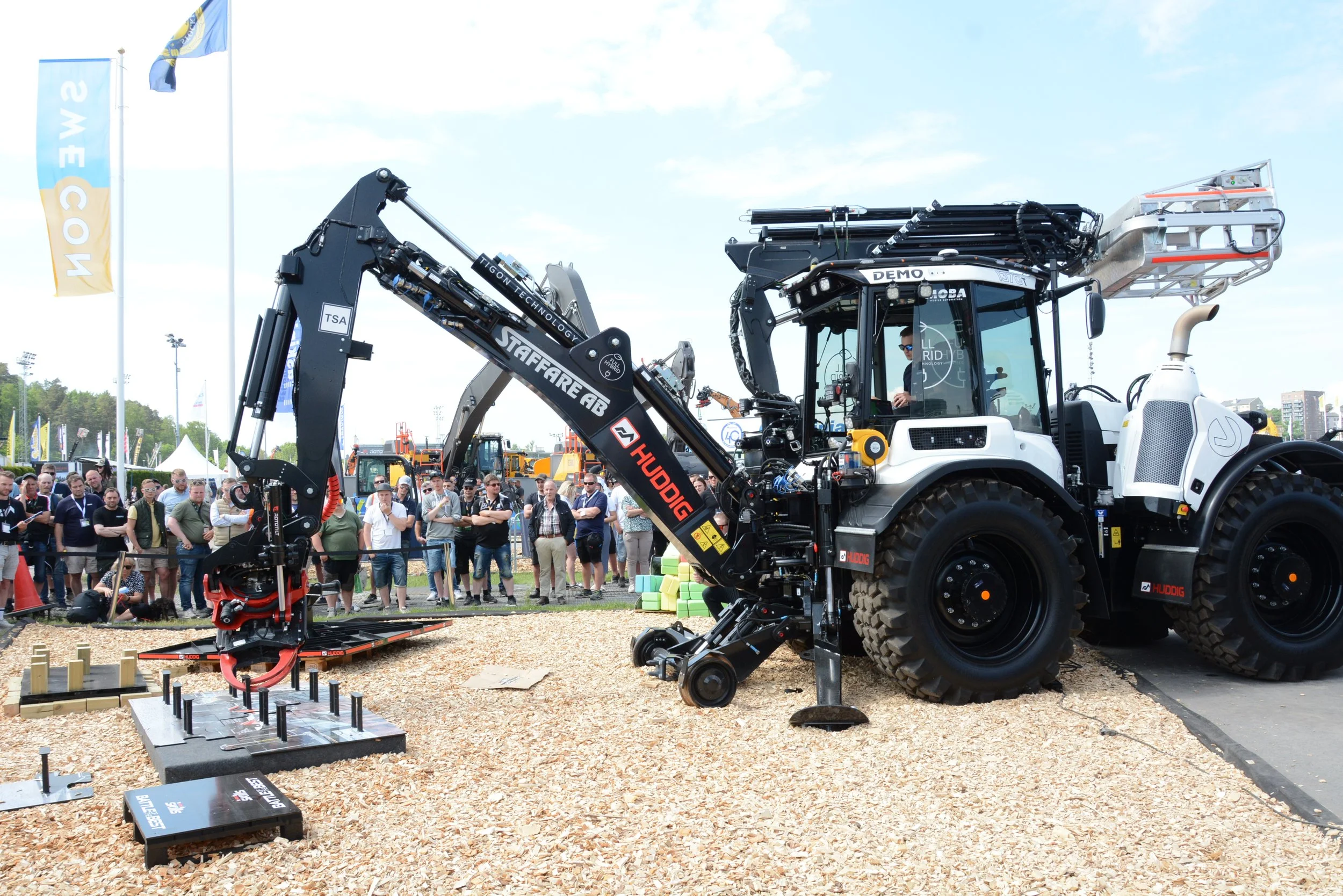 Final i Huddig Skills på Svenska Maskinmässan