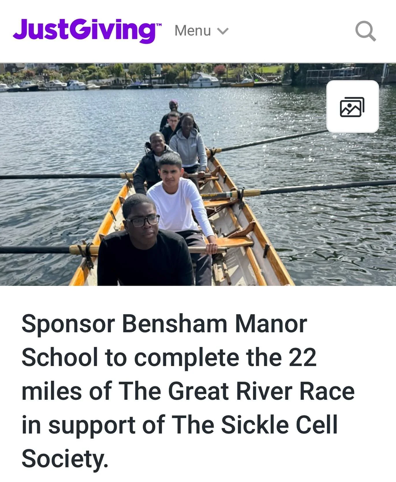 Not long left now for the Great River Race! Our Year 11 crew are have been working hard and can&rsquo;t wait. Link to donate is in our bio