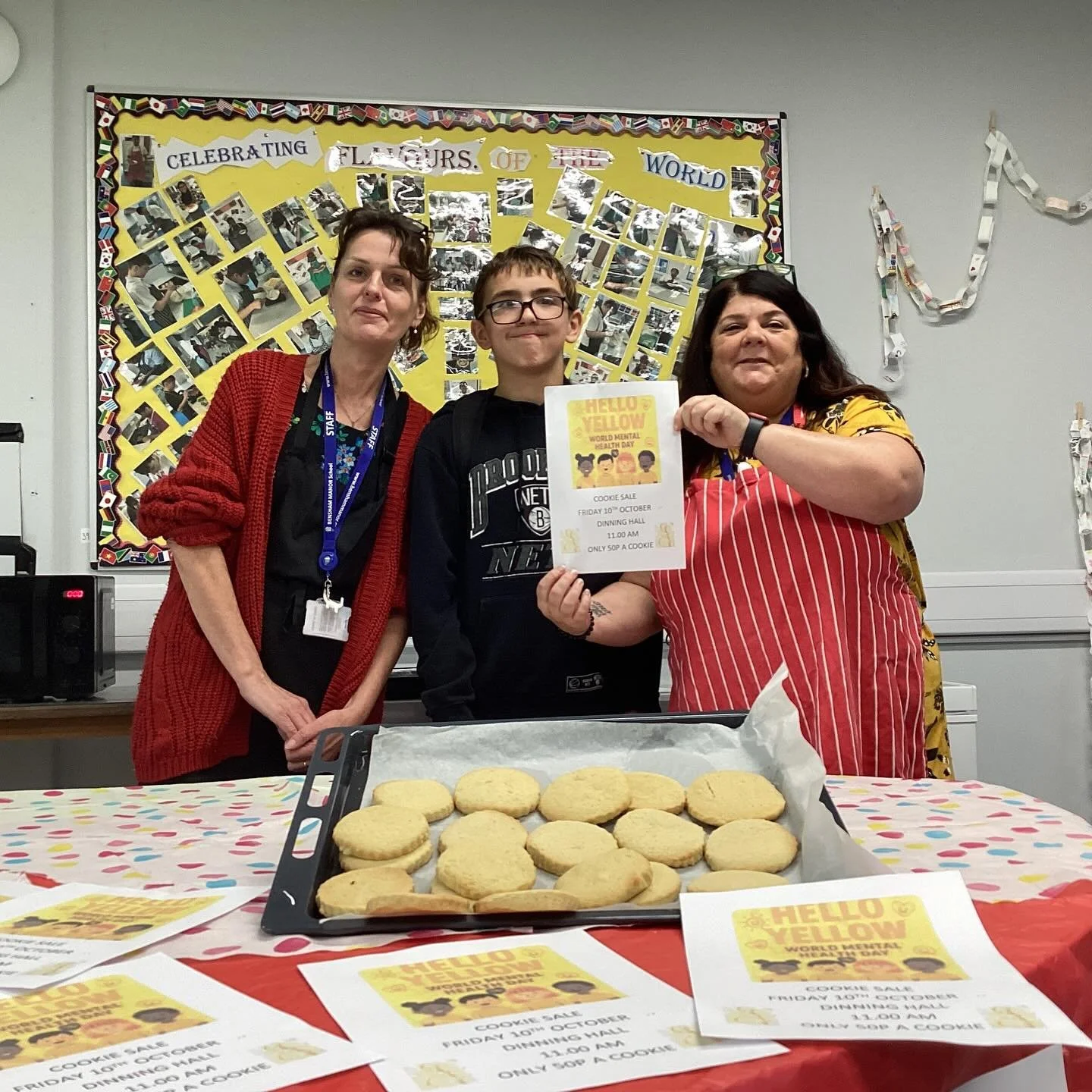 Our cookie sale for World Mental Health Day went down a treat on Friday!