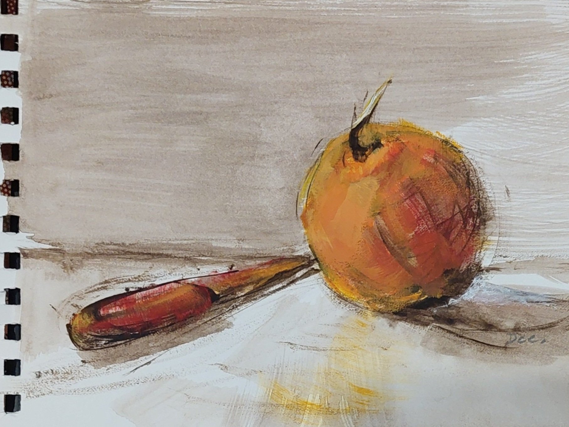 SKETCHBOOK ART -
Colour study of an orange