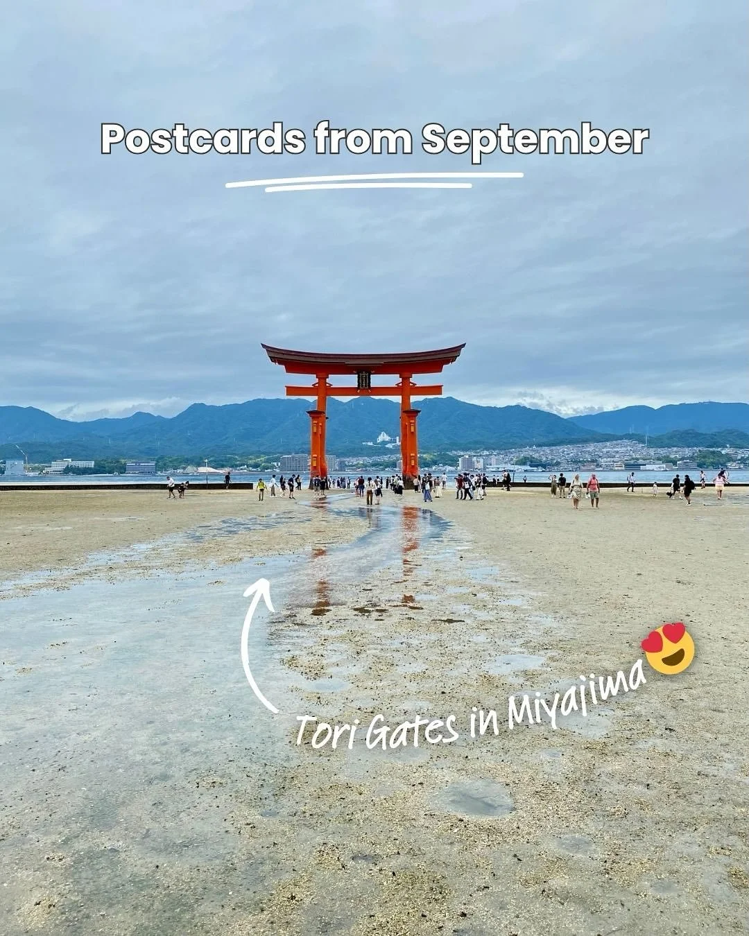 Postcards from September 📸 

1. The incredible Tori Gates in Miyajima 
2. World Athletics Championship Tokyo 
3. Oscars haircut 🐶
4. New client call 👏🏻😍
5. Back to Irish dancing after summer 💃🏼 
6. Beach walks together ☀️
7. Lots of baking and