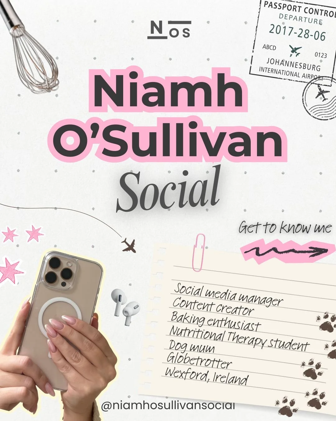 A little get-to-know-me moment, swipe through for the things that make me, me!

 #socialmediamanager #socialmediamarketingstrategist #socialmediaexpert #socialmediastrategist #smallirishbusinesses #instagramexpert #gettoknowme