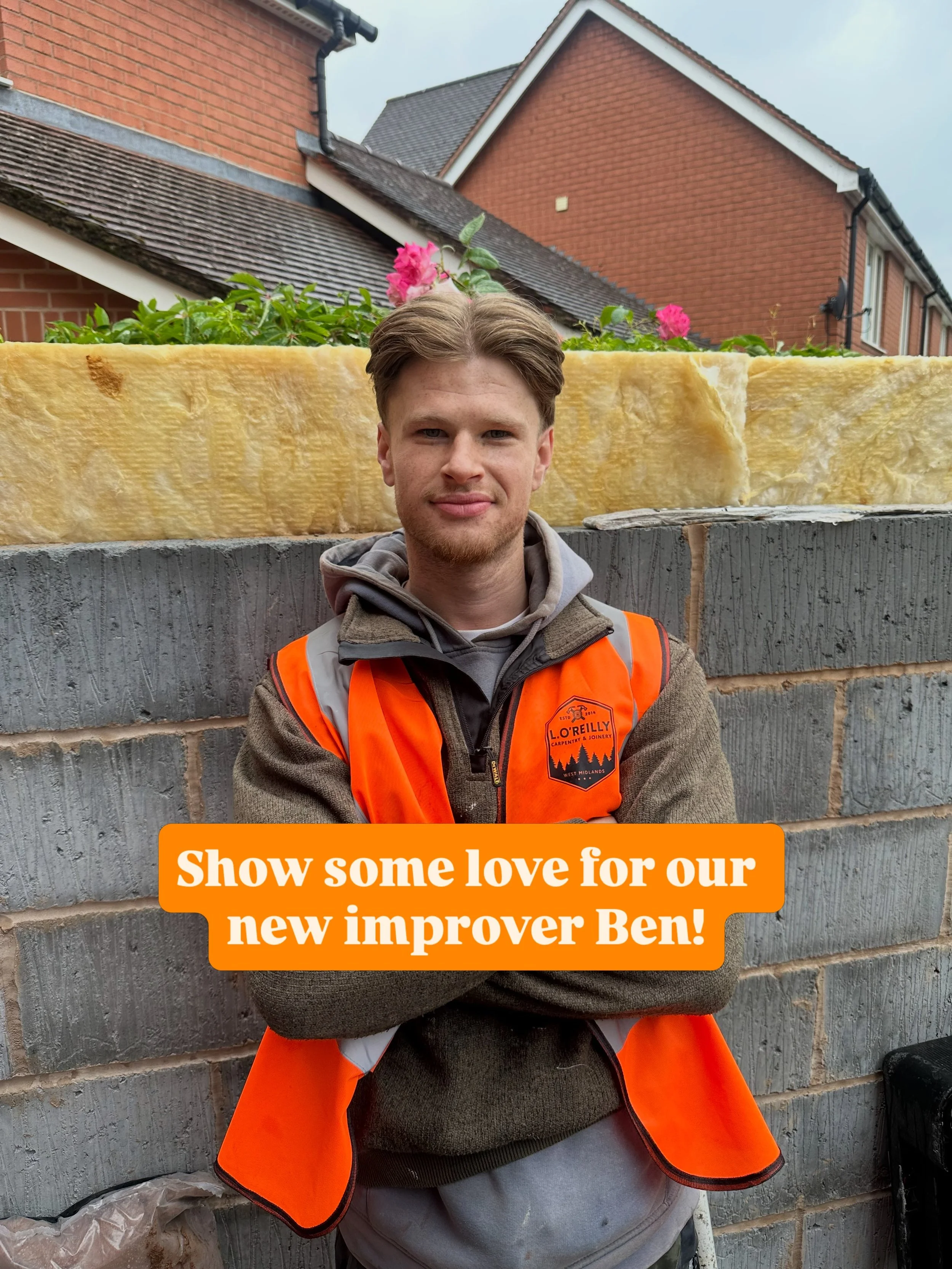 🔨👷 Welcome to the team, Ben! 👷🔨

Today we&rsquo;re pleased to welcome Ben to the team as our newest Improver!

Ben has recently completed his NVQ Level 1 &amp; 2 in Carpentry &amp; Joinery and is keen to broaden his on-site knowledge while learni