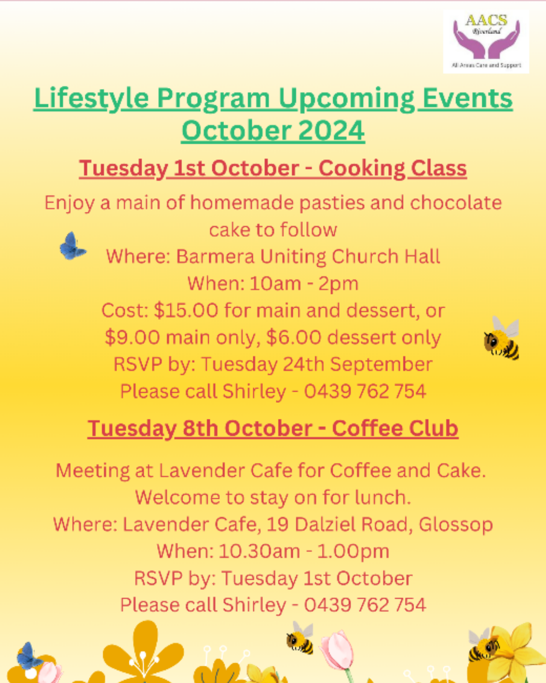 Join us this October for a month of fun, connection, and creativity with AACS Riverland!