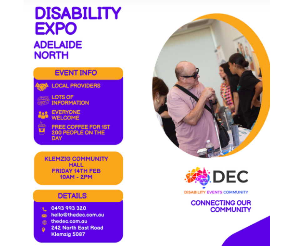 North Adelaide Disability Expo – 14.02.25