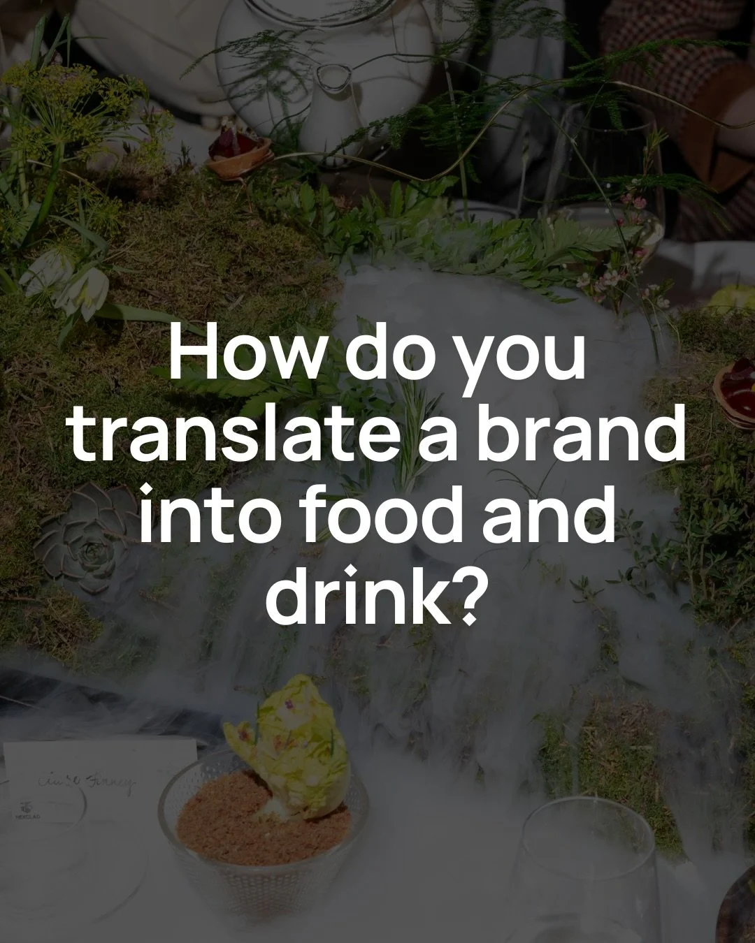 Most brand guidelines are missing key components to tell their brand stories: flavour, aroma and texture. 

Comment &ldquo;SALT&rdquo; to get the video link to the full &lsquo;Brands stories told through food&rsquo; conversation with @sevenbrandsglob