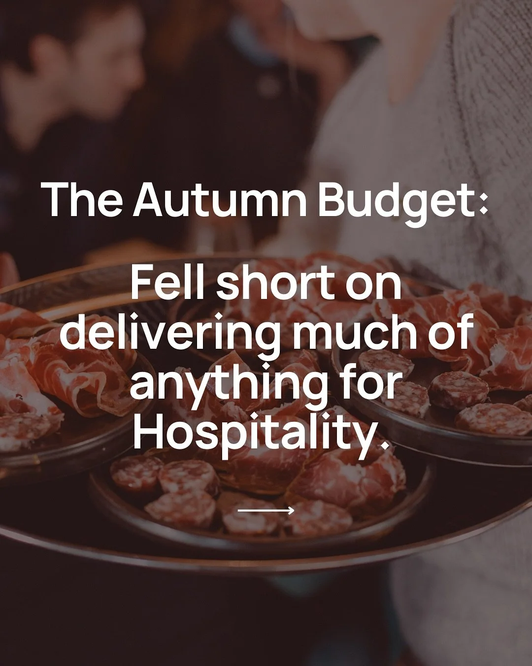 Our Chair, @andrewfishwick, shares his take on the 2025 Autumn Budget and what it means for Hospitality: 

&ldquo;After years of founding and running businesses, big and small, working with some of the brightest and best, here is my combined sagacity