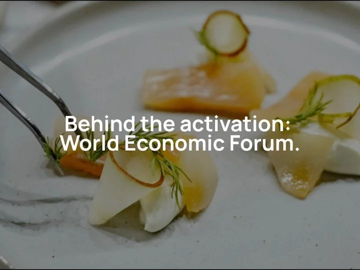 Behind the hospitality activation at one of the world&rsquo;s most important conferences: the World Economic Forum.

This is our fourth time partnering with CNBC to gather world leaders, CEOs, and change-makers around the dinner table in Davos throug