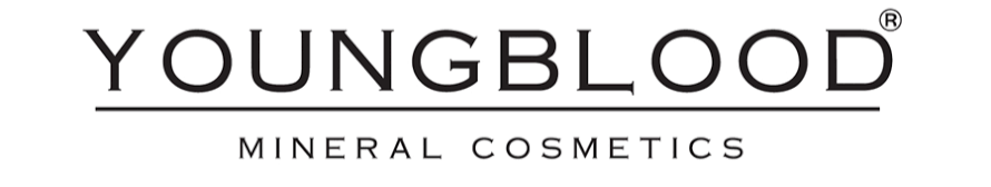 Youngblood Mineral Cosmetics logo in black text on a white background.