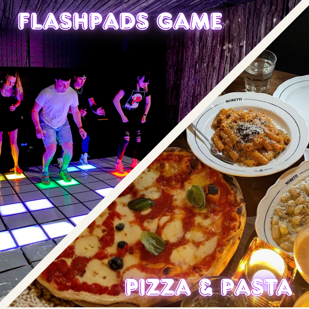 Flashpads Action & Italienisches Dinner Erlebnis