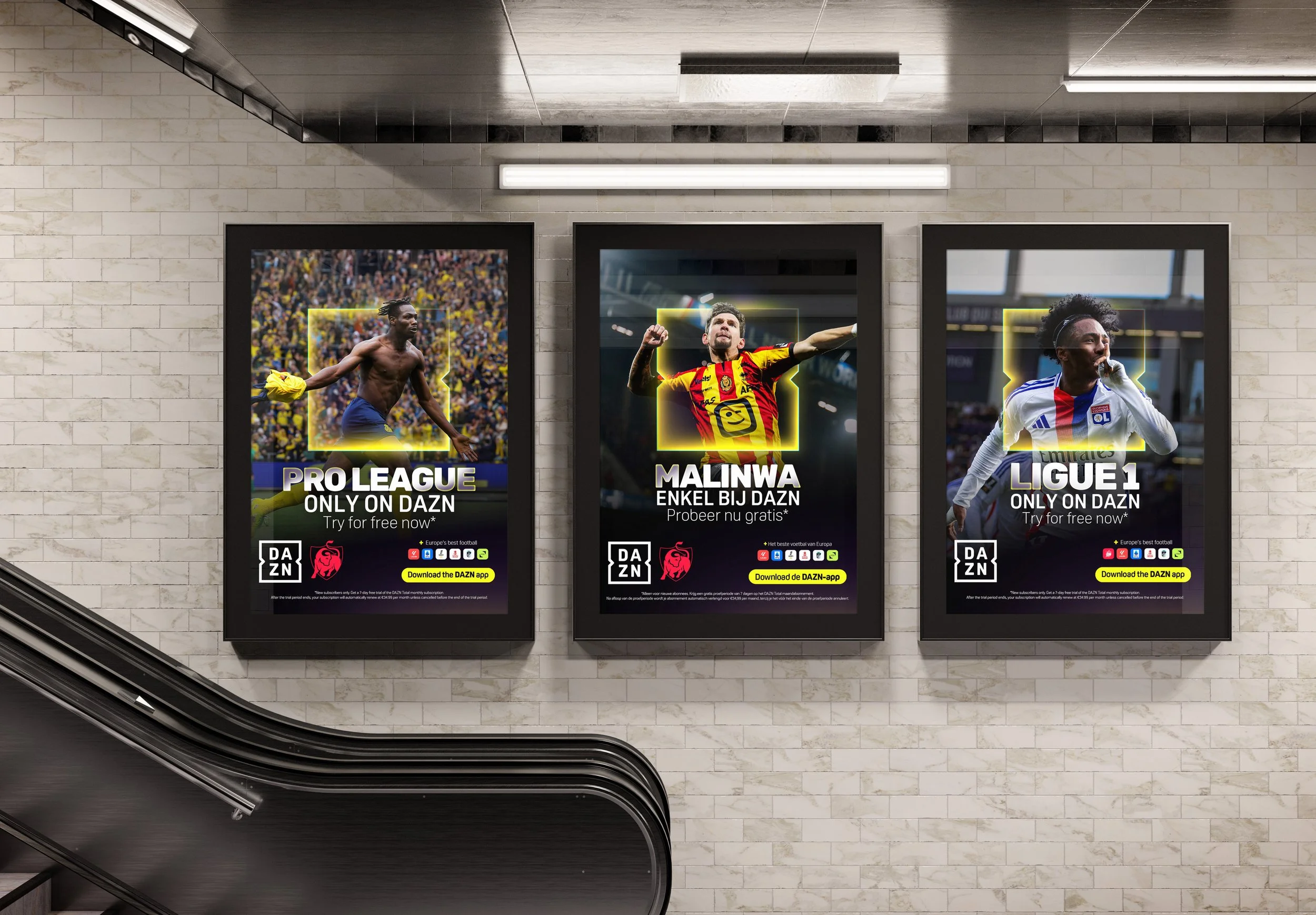 DAZN Belgium Start Of the Season - Campaign Creative Design