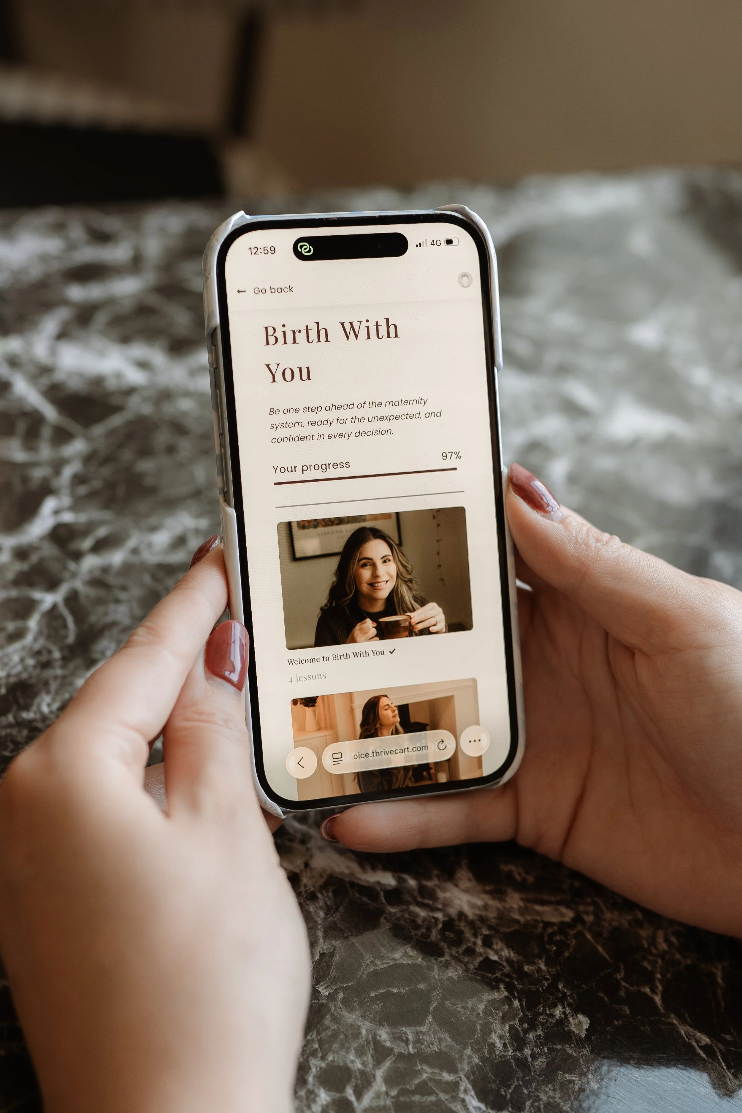 online birth prep birth with you