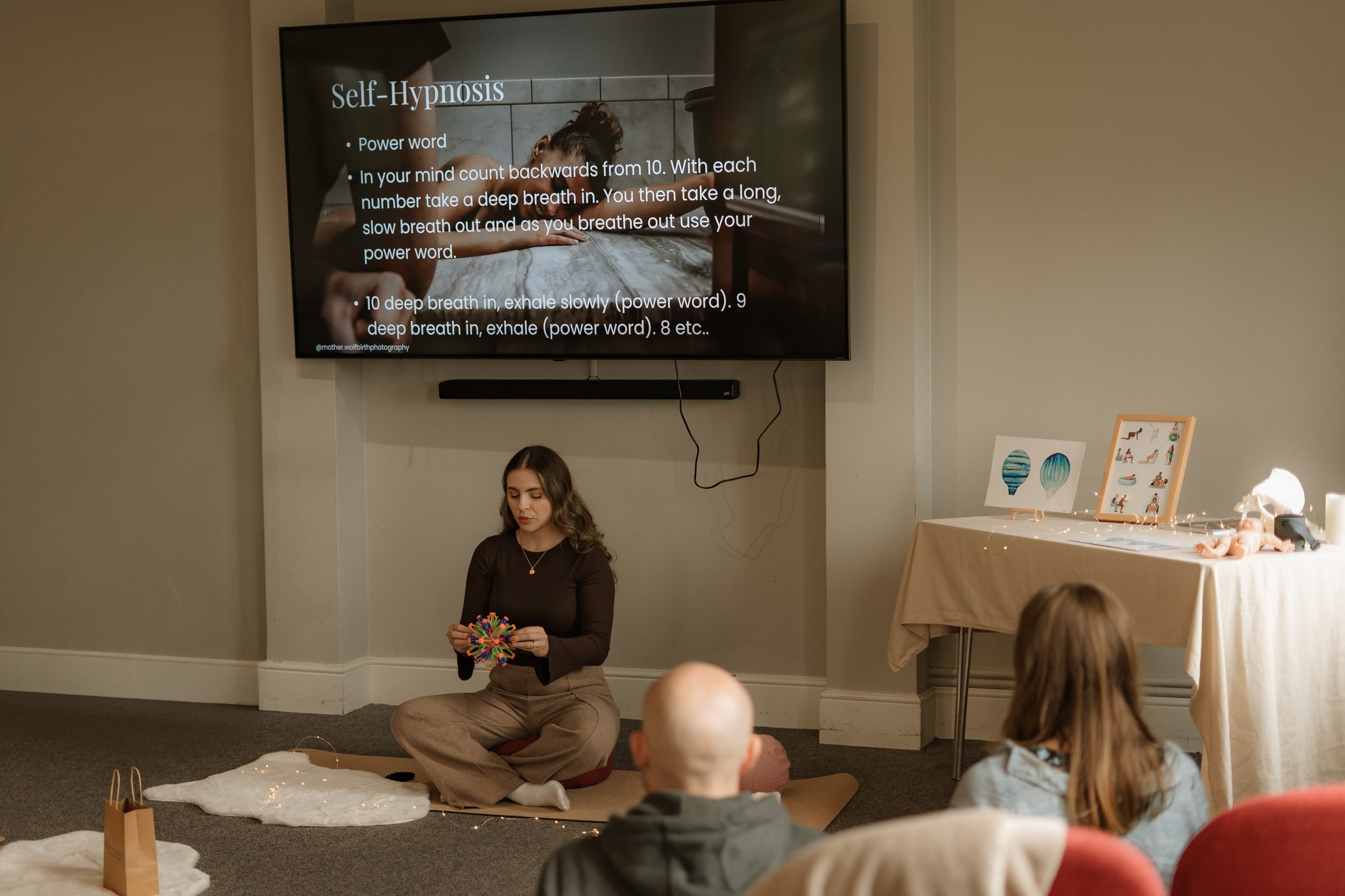 group hypnobirthing course lytham expectant parents learning about birth with eleanor marshall